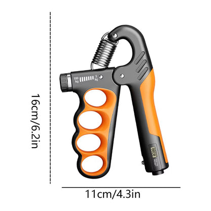 5-100Kg Adjustable Hand Grip Strengthener Hand Grip Trainer with Counter Wrist Forearm and Hand Exerciser for Muscle Building