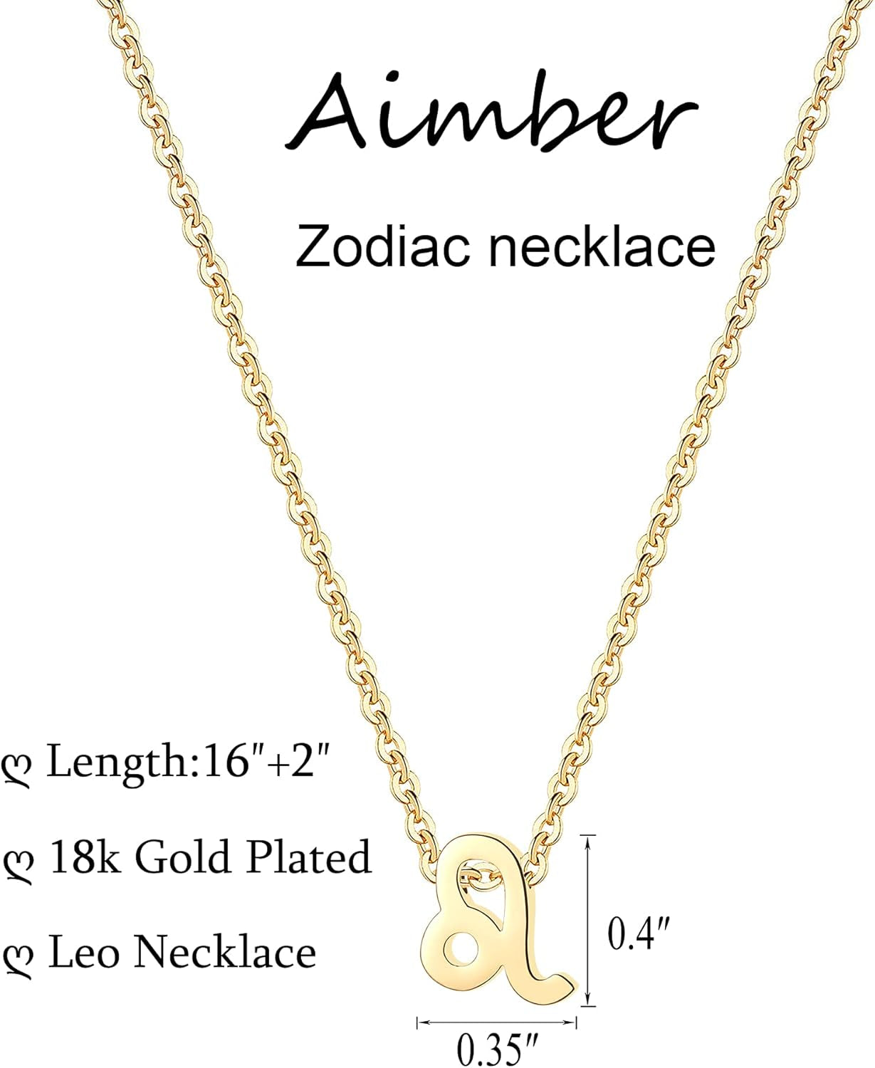 18K Gold Plated Astrology Necklace for Women Jewelry,12 Zodiac Pendant Horoscope Constellations Necklace